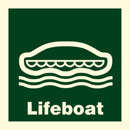 IMO Lifeboat Sign